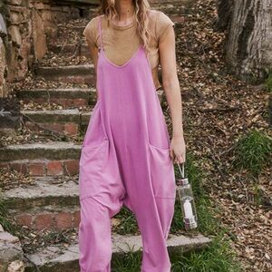 NWT FP Movement Hot Shot Onesie Large Raspberry Punch Pink